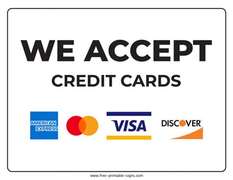 credit card accepted in ireland.